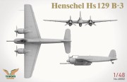 Samolot Henschel Hs 129 B-3 w/Interior 48002 Takom