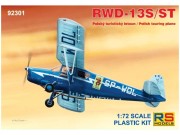 Samolot RWD-13S/ST Polish touring plane 92301 RS Models
