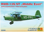 Samolot RWD-13S/ST Middle East Polish touring plane 92305 RS Models