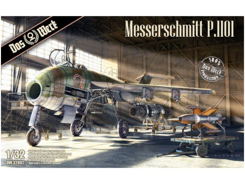 Samolot Messerschmitt P.1101 DW32002 Das Werk
