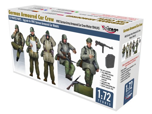 Żołnierze załoga niemieckiego samochodu pancernego 720015 Mirage