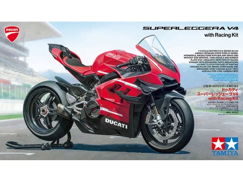 Ducati Superleggera V4 with Racing Kit 14143 Tamiya