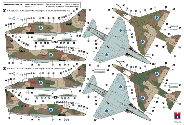 Samolot Douglas A-4N Skyhawk AYIT Early 48039 Hobby 2000