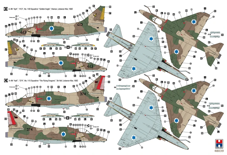 Samolot Douglas A-4N Skyhawk AYIT Early 48039 Hobby 2000