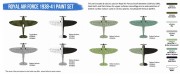 Zestaw farb akrylowych Royal Air Force 1938-41 HTK-BS121 Hataka