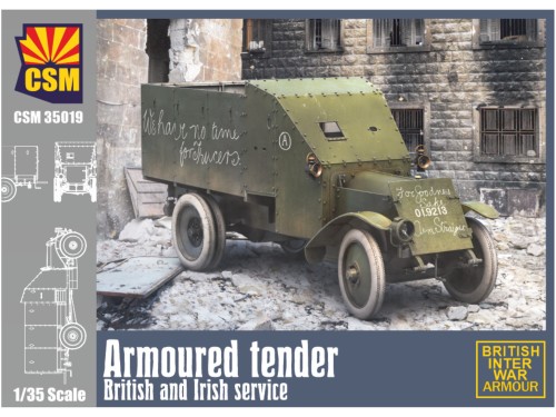 Samochód pancerny Armoured Tender British and Irish Service CSM35019 CSM Copper State Models