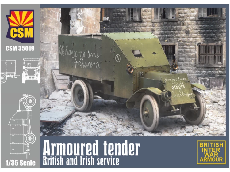 Samochód pancerny Armoured Tender British and Irish Service CSM35019 CSM Copper State Models
