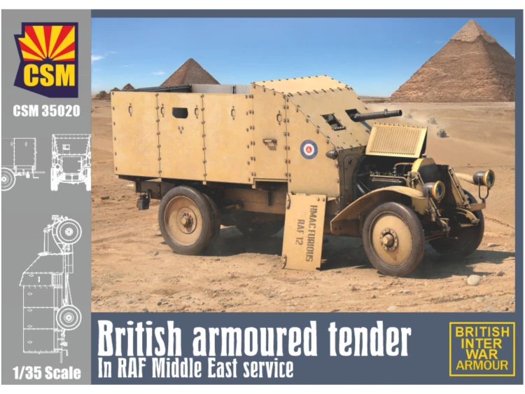 Samochód pancerny Armoured Tender in RAF Middle East Service CSM35020 CSM Copper State Models