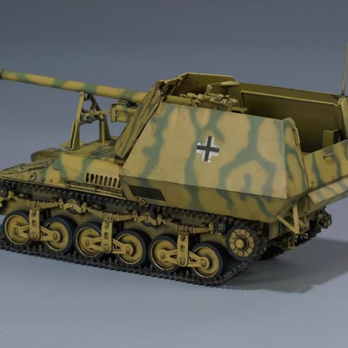 Niszczyciel czołgów Marder I 7.5cm PaK.40/1 auf Gw.Lr.s.(f) Sd.Kfz.135 ZM35075 Zimi Model