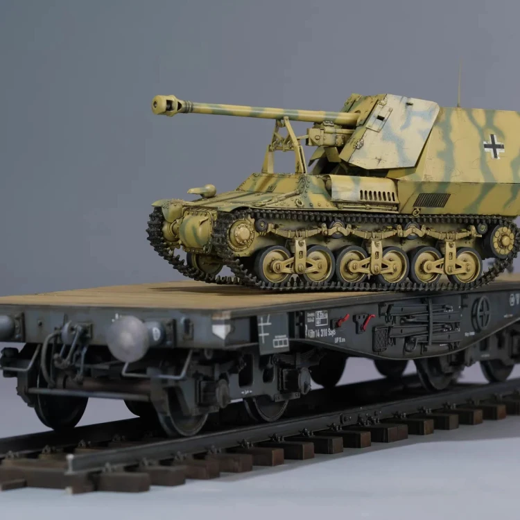 Niszczyciel czołgów Marder I 7.5cm PaK.40/1 auf Gw.Lr.s.(f) Sd.Kfz.135 ZM35075 Zimi Model