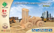 Wózek widłowy składanka drewniana puzzle 3D P024 Sea-Land