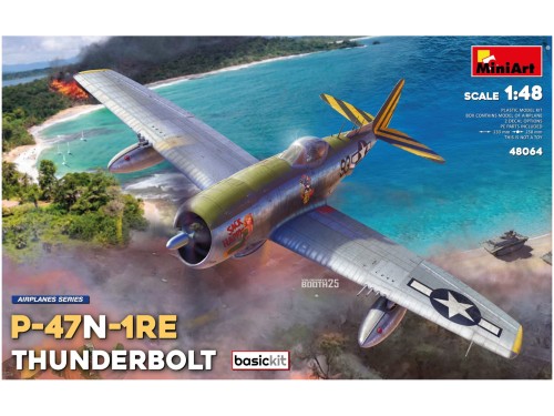 Samolot Republic P-47N-1RE Thunderbolt Basic Kit 48064 MiniArt
