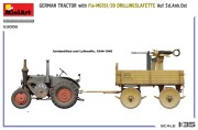 Traktor Lanz Bulldog with Fla-MG151/20 Drillingslafette Auf Sd.Anh.Ost 53008 MiniArt