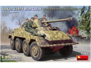 Działo Sd.Kfz.234/4 with Crew Schwerer Panzerspahwagen 7,5cm 53014 MiniArt
