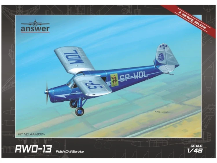 Samolot RWD-13 Polish Civil Service AA48024 Answer