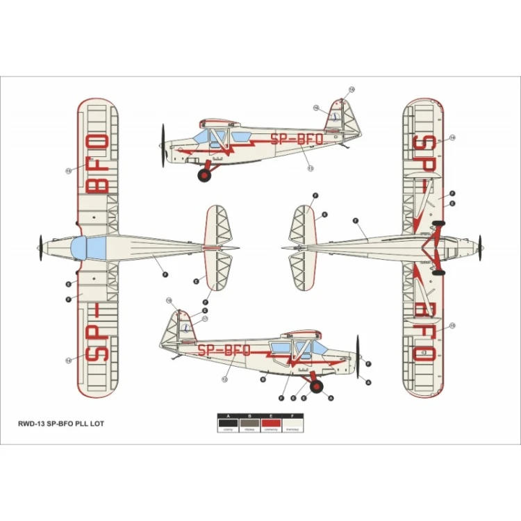 Samolot RWD-13 Polish Civil Service AA48024 Answer