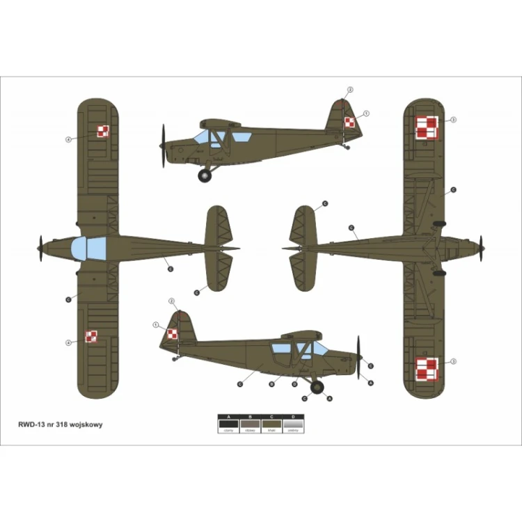 Samolot RWD-13 September 1939 AA48027 Answer
