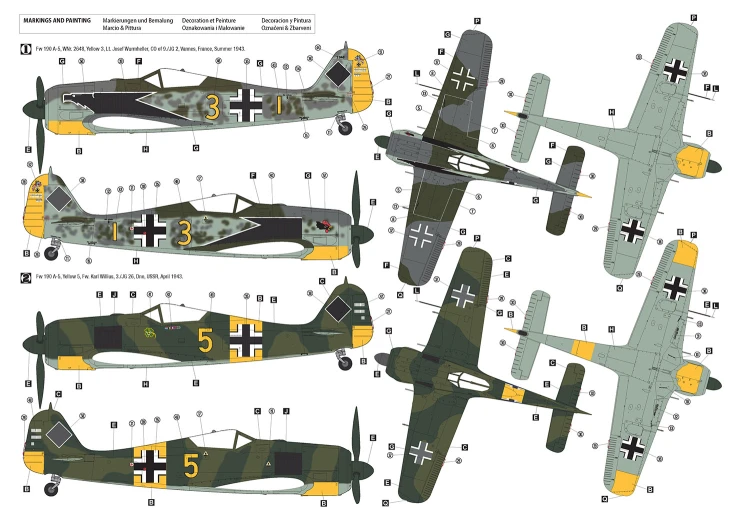 Samolot Focke-Wulf Fw 190 A-5 32016 Hobby 2000