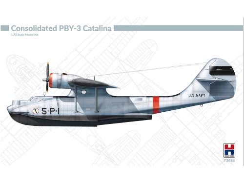Samolot Consolidated PBY-3 Catalina 72083 Hobby 2000