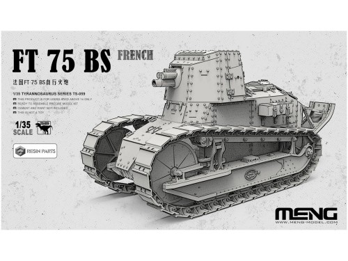 Czołg FT 75 BS French TS-059 Meng