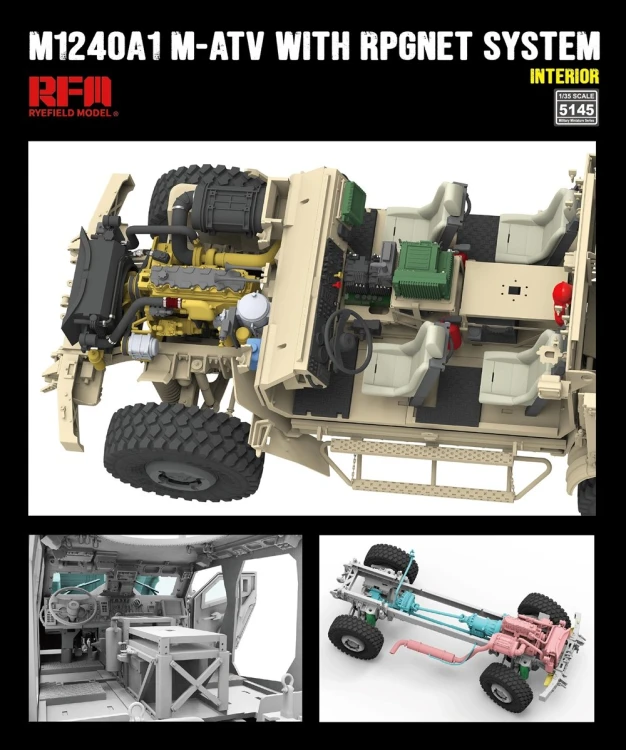 Pojazd opancerzony M1240A1 M-ATV with RPGNET System RM-5145 RFM