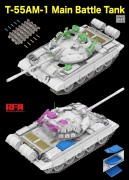 Czołg T-55AM-1 RM-5147 RFM