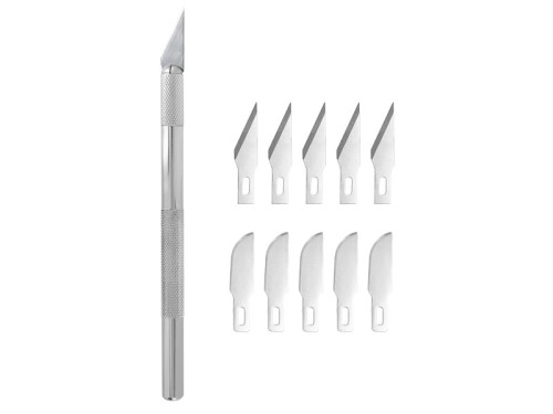 Nożyk skalpel modelarski #1 zestaw Classic Craft Knife Set PKN3301/S Modelcraft