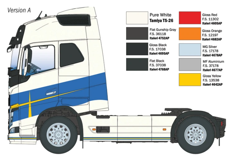 Volvo FH16 Medium Roof 3970 Italeri