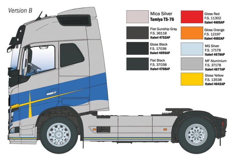Volvo FH16 Medium Roof 3970 Italeri