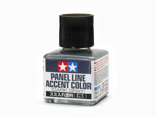 Farba do linii Panel Line Accent Color Dark Gray 87199 Tamiya