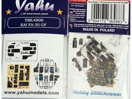 Fototrawiona tablica przyrządów do KAI FA-50 GF YML4806 Yahu
