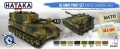 Zestaw farb akrylowych US Army (MERDC Camouflage) HTK-BS51 Hataka