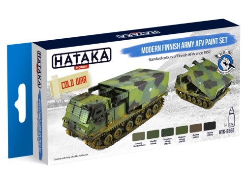 Zestaw farb akrylowych Modern Finnish Army AFV HTK-BS65 Hataka