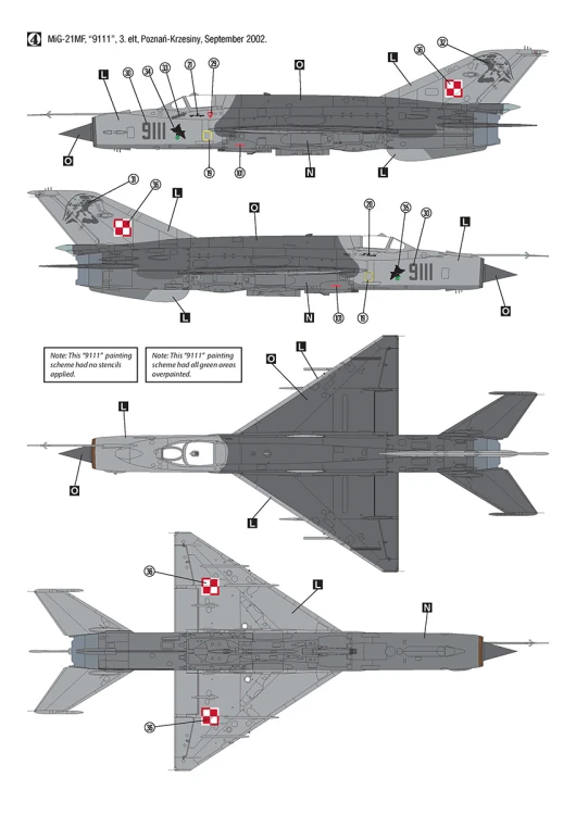 Samolot MiG-21MF Polish Air Force 32019 Hobby 2000