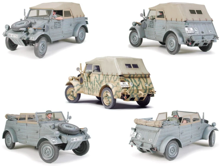 Samochód VW Kubelwagen Typ 82 Pkw.K1 36205 Tamiya