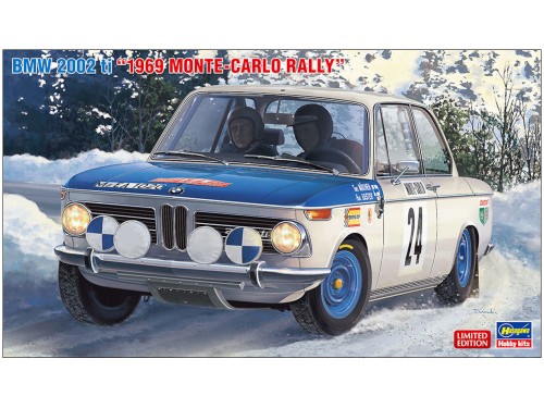 BMW 2002 ti 1969 Monte-Carlo Rally 20332 Hasegawa