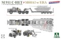Ciągnik M911 C-HET w/ M747 Heavy Equipment Semi-Trailer + M60A1 w/ERA 5024X Takom