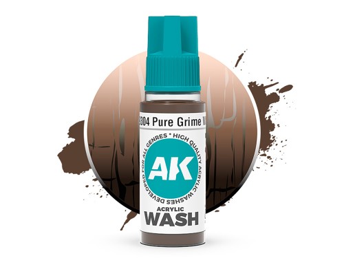 Wash modelarski Pure Grime Acrylic Wash AK19304 AK Interactive