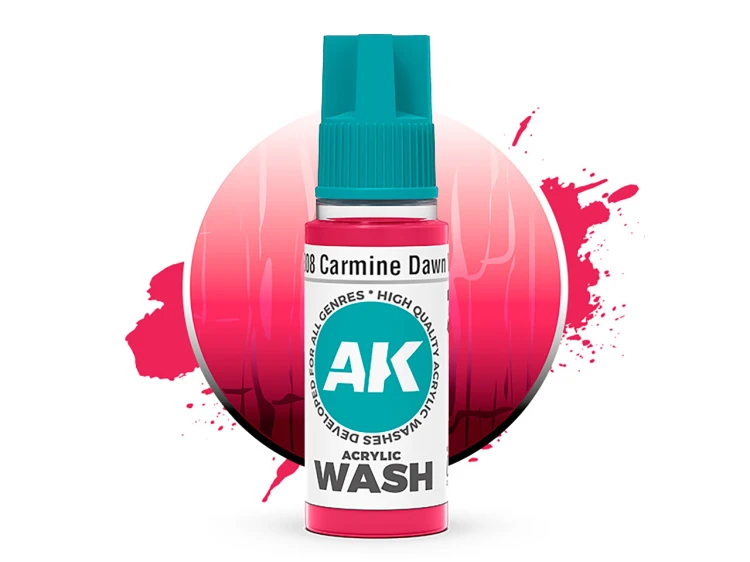 Wash modelarski Carmine Dawn Acrylic Wash AK19308 AK Interactive