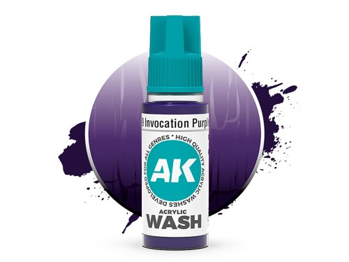 Wash modelarski Invocation Purple Acrylic Wash AK19309 AK Interactive