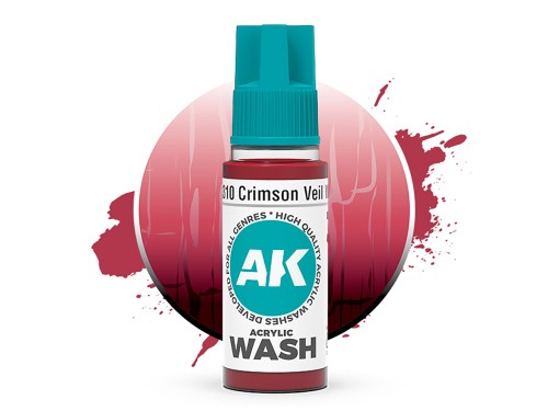 Wash modelarski Crimson Veil Acrylic Wash AK19310 AK Interactive