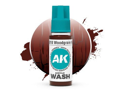 Wash modelarski Woodgrain Acrylic Wash AK19318 AK Interactive