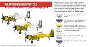 Zestaw farb akrylowych PZL M18 Dromader HTK-AS122 Hataka