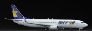 Samolot pasażerski Boeing 737-800 Skymark Airlines 10744 Hasegawa
