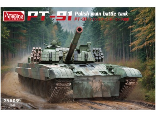 Czołg PT-91 Twardy Polish Main Battle Tank 35A069 Amusing Hobby