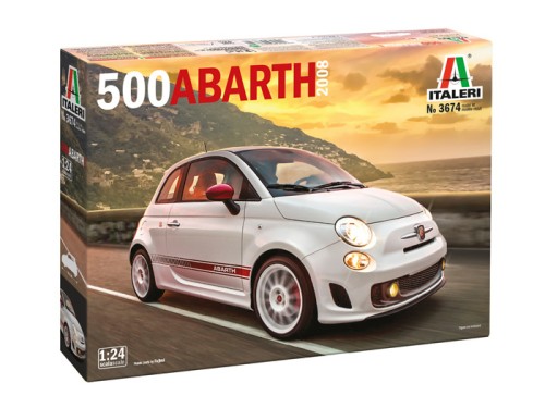 Fiat 500 Abarth 2008 3674 Italeri