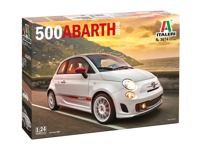 Fiat 500 Abarth 2008 3674 Italeri