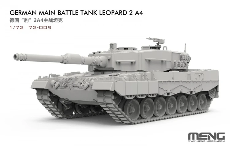 Czołg Leopard 2A4 German Main Battle Tank 72-009 Meng