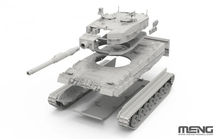 Czołg Leopard 2A4 German Main Battle Tank 72-009 Meng