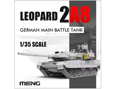 Czołg Leopard 2A8 German Main Battle Tank TS-057 Meng